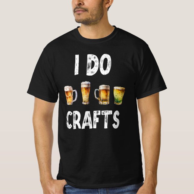 Camiseta Hago artesanías - Cerveza artesanal (Anverso)