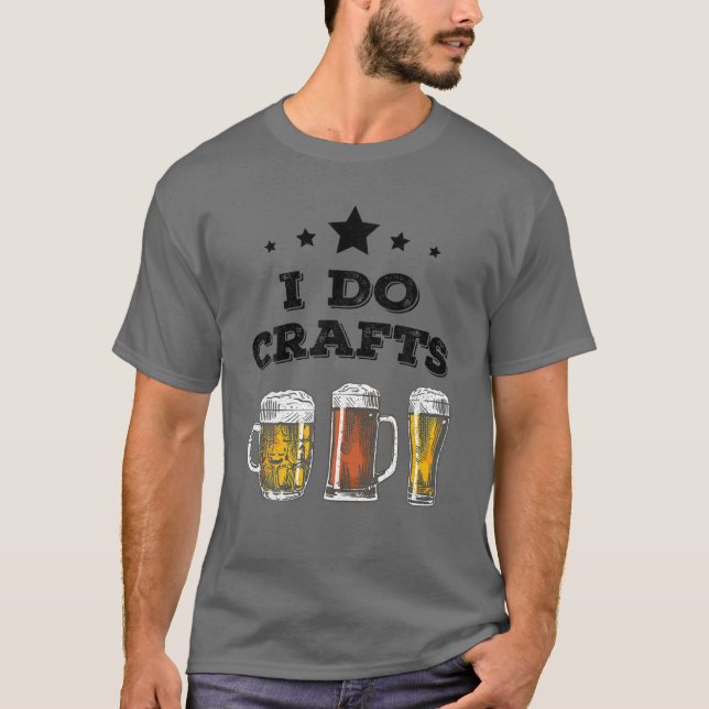 Camiseta HAGO BARRIOS - Cerveza artesanal microbrew hace re (Anverso)