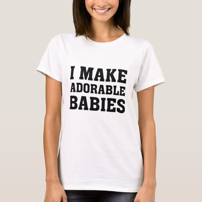 Camiseta Hago Bebés Adorables (Anverso)