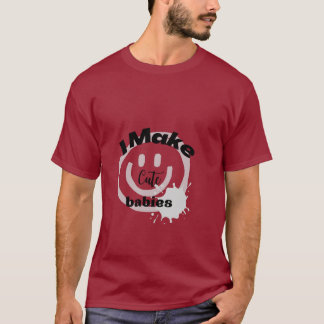 Camiseta Hago bebés, regalo divertido de mamá de papá nuevo