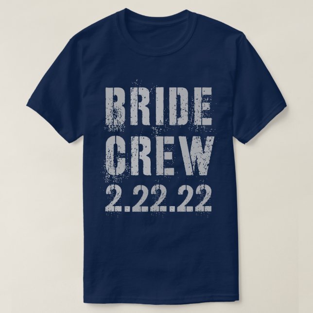 Camiseta Hago BRIDE CREW 2 (Diseño del anverso)