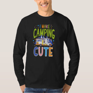 Camiseta Hago Camping Cute Motorhome Campervan