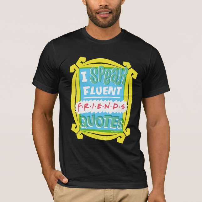 Camiseta Hago citas fluidas de AMIGOS™ - Peephole (Anverso)
