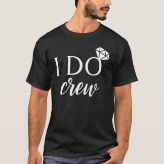 Camiseta Hago coincidir la tripulación de boda y fiesta de