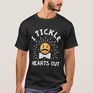 Camiseta Hago Cosquillas a los Corazones Papá Humor de Papá