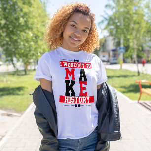 Camiseta Hago ejercicio para hacer una cita inspiradora de 