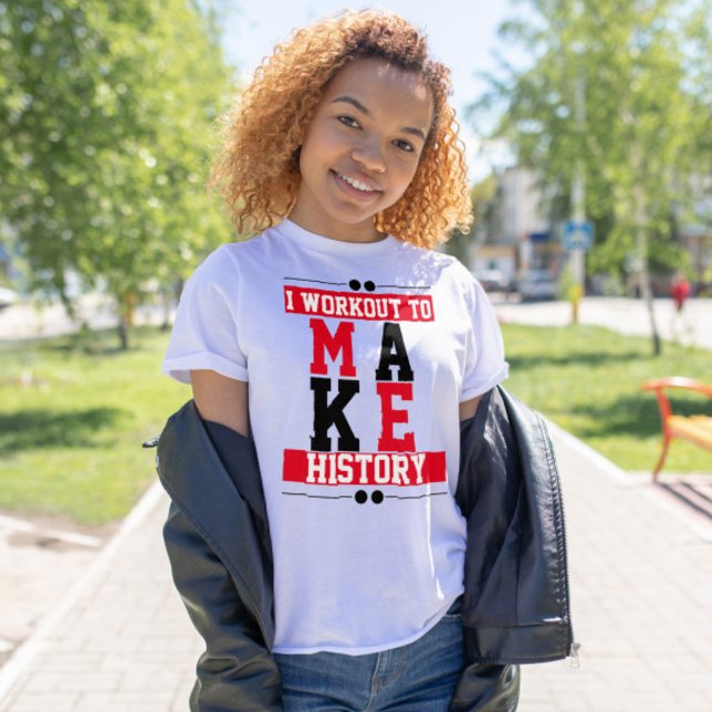 Camiseta Hago ejercicio para hacer una cita inspiradora de  (Subido por el creador)