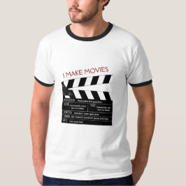 Camiseta Hago el personalizable Clapperboard de las
