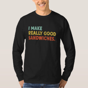 Camiseta Hago Famoso El Amor De La Comida De Los Sándwiches