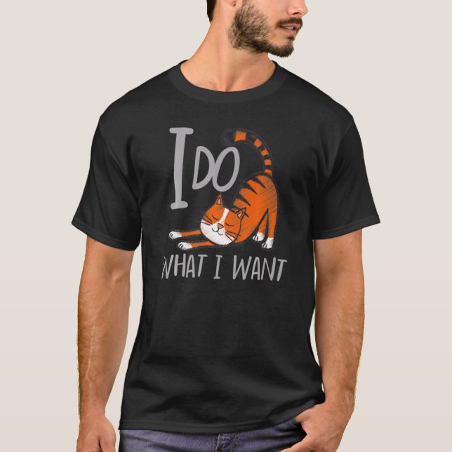 Camiseta Hago Lo Que Quiero Con Mi Gato (Anverso)