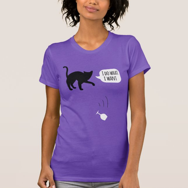 Camiseta Hago lo que quiero el gato (Anverso)
