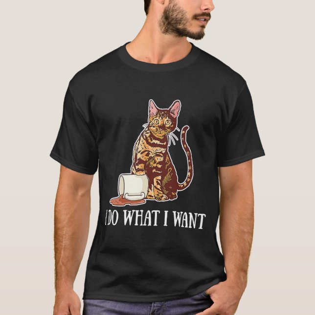 Camiseta Hago Lo Que Quiero El Gato 1 (Anverso)