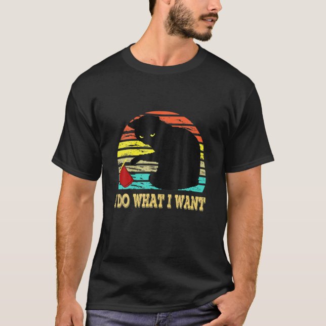 Camiseta Hago Lo Que Quiero Gato (Anverso)