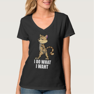 Camiseta Hago lo que quiero gato