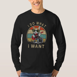 Camiseta Hago lo que quiero gato