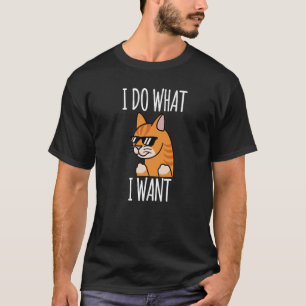 Camiseta Hago Lo Que Quiero Mascota Ginger Cat