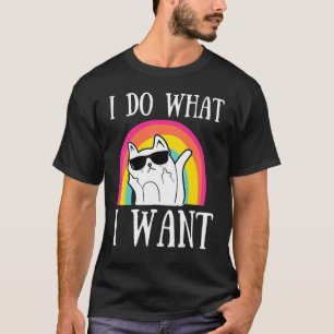 Camiseta Hago lo que quiero para la Copa Roja de Gato Negro
