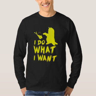 Camiseta Hago lo que quiero para la parte superior del gráf