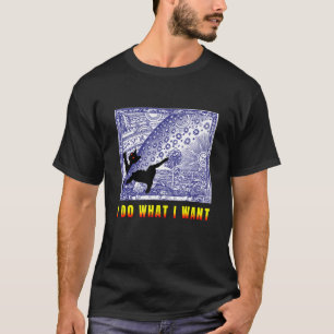 Camiseta Hago Lo Que Quiero Que El Catnip De Estilo Retro C