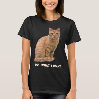 Camiseta Hago Lo Que Quiero Que El Naranja Funny Tabby Gate