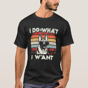 Camiseta Hago Lo Que Quiero Que Retro Vintage Belga Malinoi