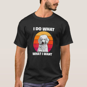 Camiseta Hago lo que quiero un filete estándar retro vintag