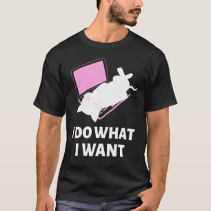 Camiseta Hago Lo Que Quiero Un Gato Divertido