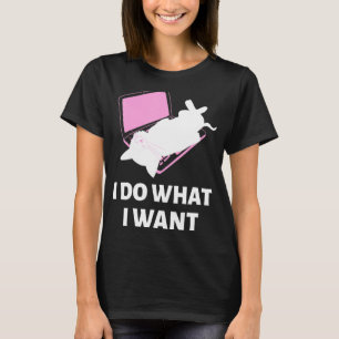Camiseta Hago Lo Que Quiero Un Gato Divertido