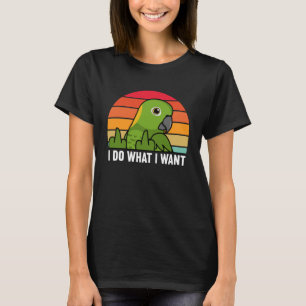 Camiseta Hago lo que quiero un loro en una Amazonía con nap