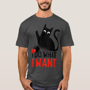 Camiseta Hago Lo Que Quiero Una Cita Graciosa Para Gatos
