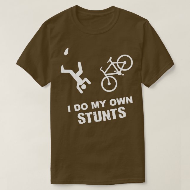 Camiseta Hago Mi Propia Bicicleta Graciosa De Ciclismo (Diseño del anverso)