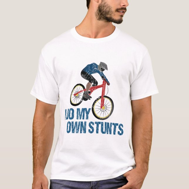 Camiseta Hago mi propia cosecha en bicicleta de montaña (Anverso)