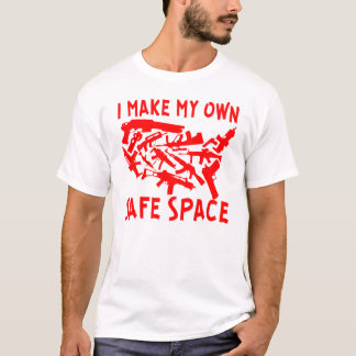 Camiseta Hago mi propio espacio seguro ©WhiteTigerLLC.com