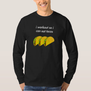 Camiseta Hago Mi Trabajo Para Comer Tacos Idea Divertida Y