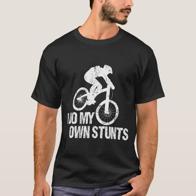 Camiseta Hago Mis Propias Tonterías Graciosas De Ir En Bici (Anverso)