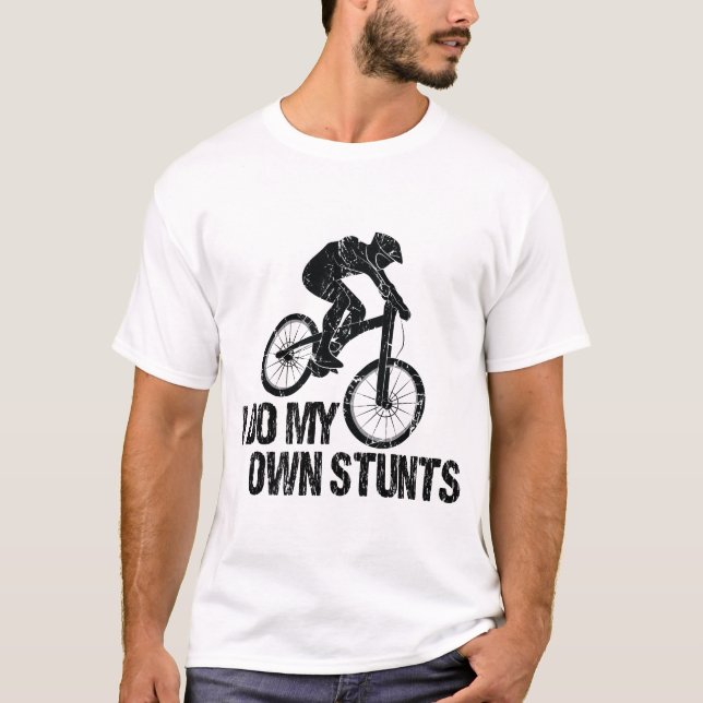 Camiseta Hago Mis Propias Tonterías Graciosas De Ir En Bici (Anverso)