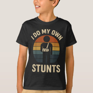 Camiseta Hago Mis Propios Trucos Chico Hombres Brazos Rotos