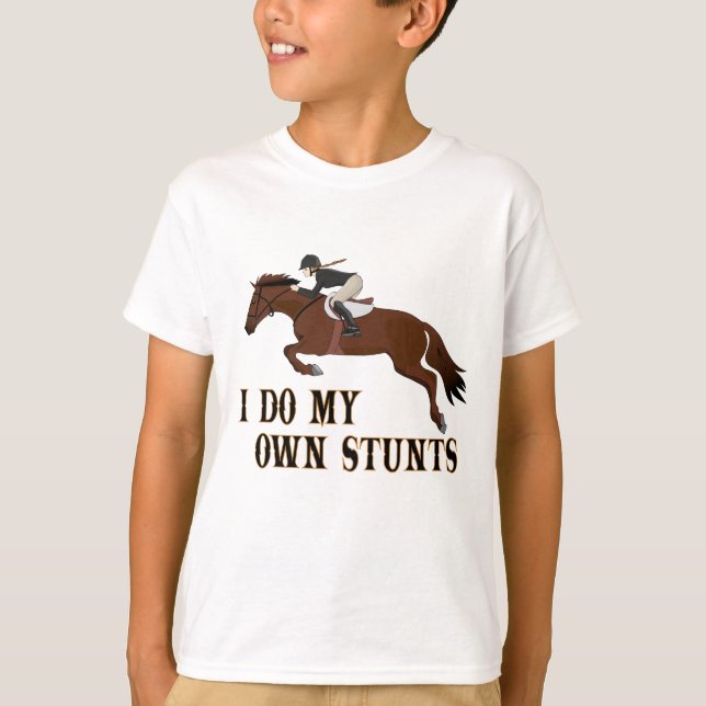 Camiseta Hago Propio Chica De Caballos De Pie (Anverso)