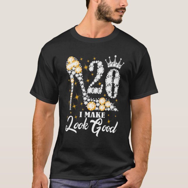 Camiseta Hago que 20 parezca bueno Diam de 20 años (Anverso)