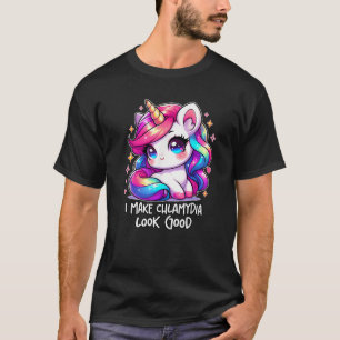 Camiseta HAGO QUE CHLAMYDIA PAREZCA BUENO, DIFÍCIL, Wei.