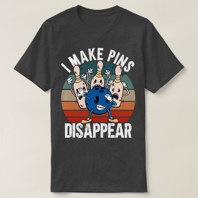 Camiseta Hago que desaparezcan los pines (Diseño del anverso)