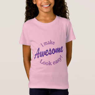 Camiseta Hago Que El Asombro Parezca Fácil