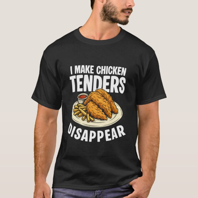 Camiseta Hago que el pollo tierno desaparezca (Anverso)
