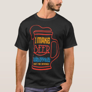 Camiseta hago que la cerveza desaparezca