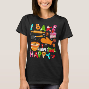 Camiseta Hago Que La Gente Feliz Que El Baker Haga Cocinar
