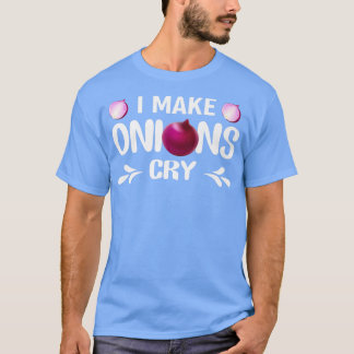 Camiseta hago que las cebollas lloren chistoso chef restaur