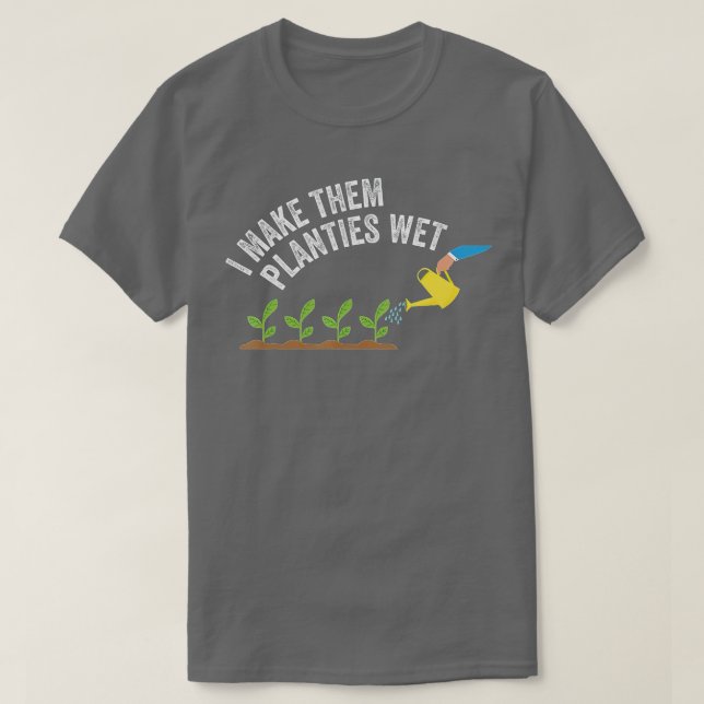 Camiseta Hago Que Las Plantas Se Hagan Oír (Diseño del anverso)