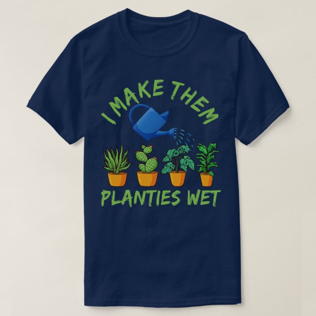 Camiseta Hago Que Las Plantas Se Hagan Oír (Diseño del anverso)