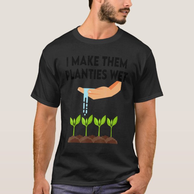 Camiseta Hago Que Las Plantas Se Hagan Oír 3 (Anverso)