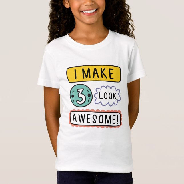 Camiseta Hago Que Tres Parezcan Increíbles (Anverso)